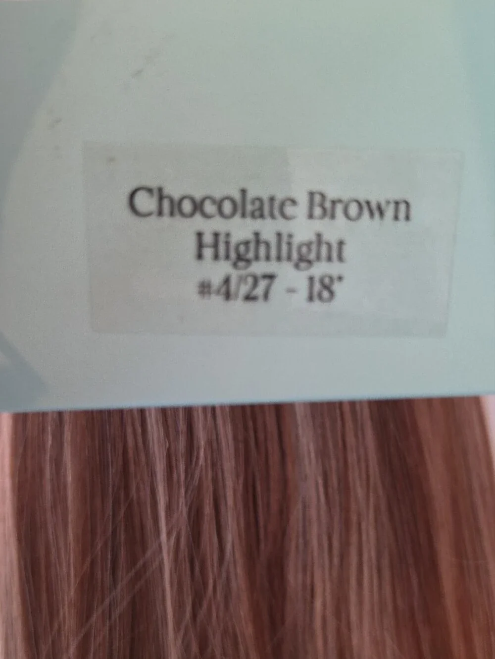 Tape-In Hair Extensions - Highlight Chocolate Brown 18 Inch 10 Pieces. Brand New